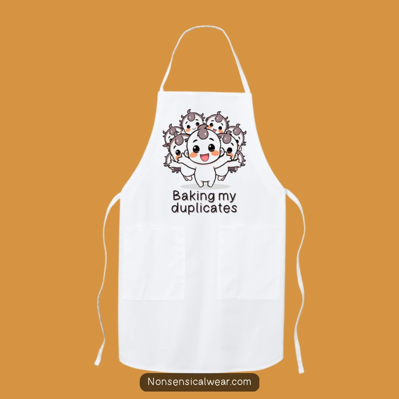 Funny Happy Character Apron: Cook with Multiplied Joy in This Hilarious Design