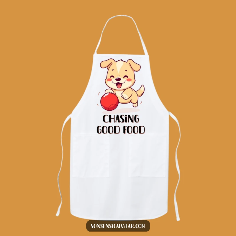 Funny Kawaii Dog Apron: Cook with Playful Paws and Energetic Style
