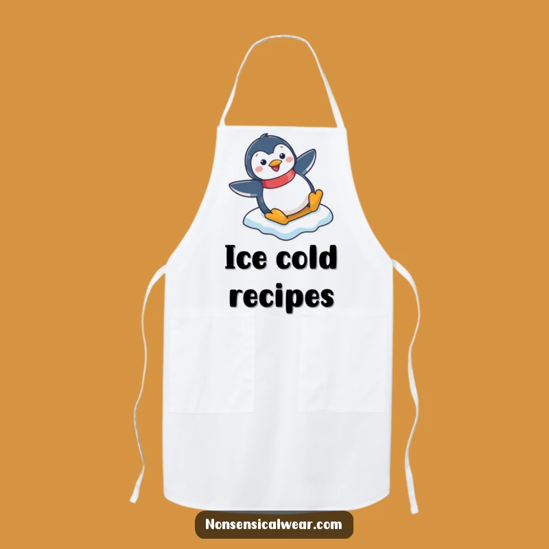 Funny Penguin Apron: Keep Clean with Hilarious Arctic Kitchen Style