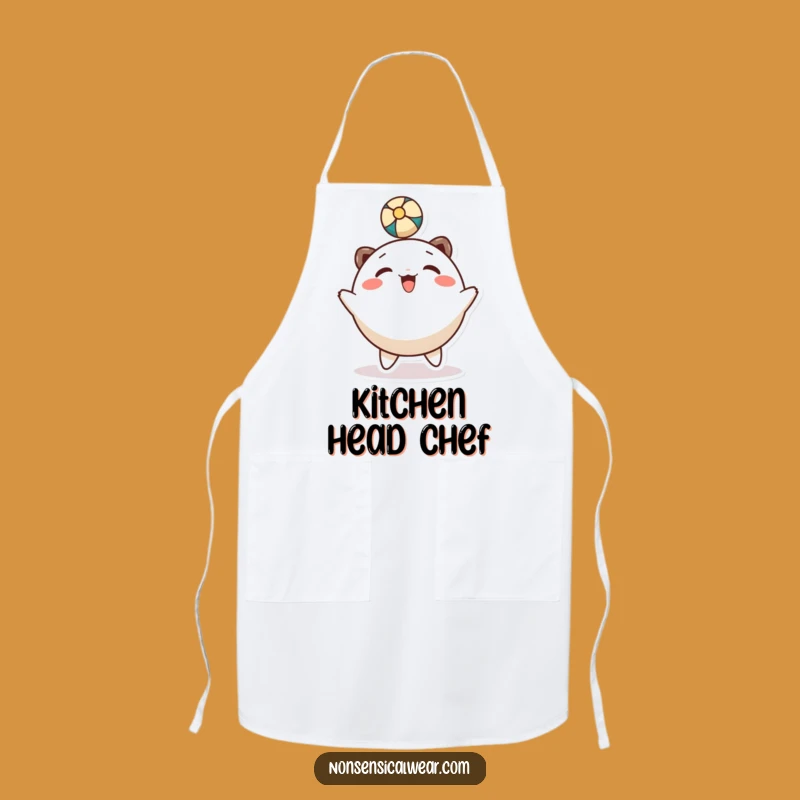 Funny Playtime Apron: Happy Character's Head Bounce Fun!