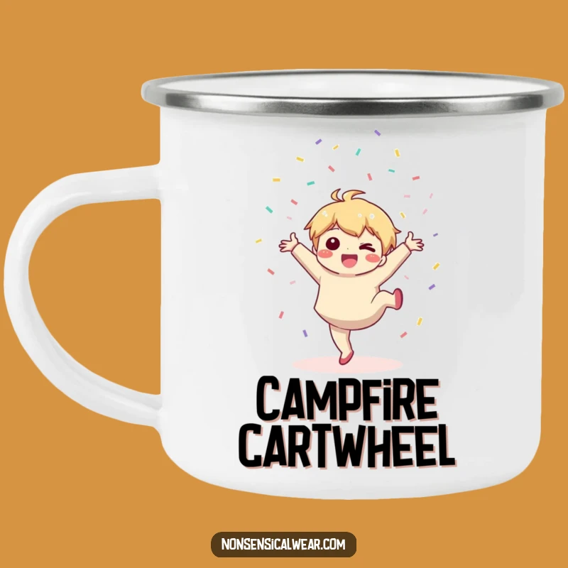 Adventure Funny Kawaii Mug: Party Character's Trail Celebration!