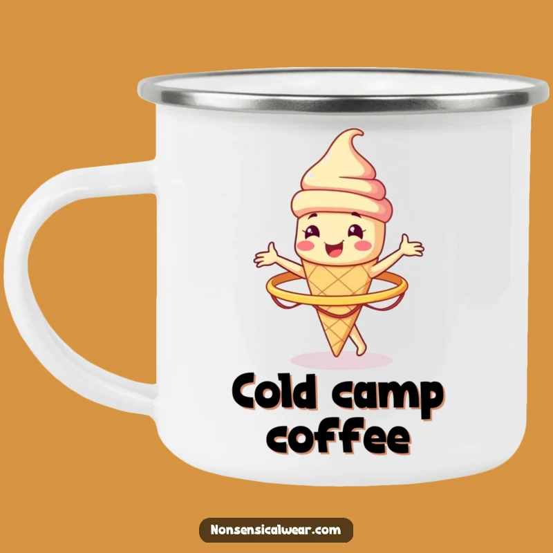 Adventure Ice Cream Cone Funny Hula Hoop Mug - Outdoor Cool Gift