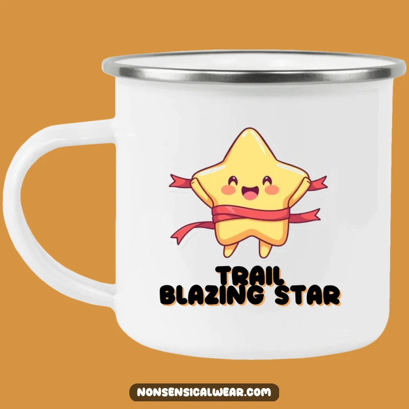 Funny Jumping Star Camping Mug: Sip Your Adventure with This Hilarious Mug