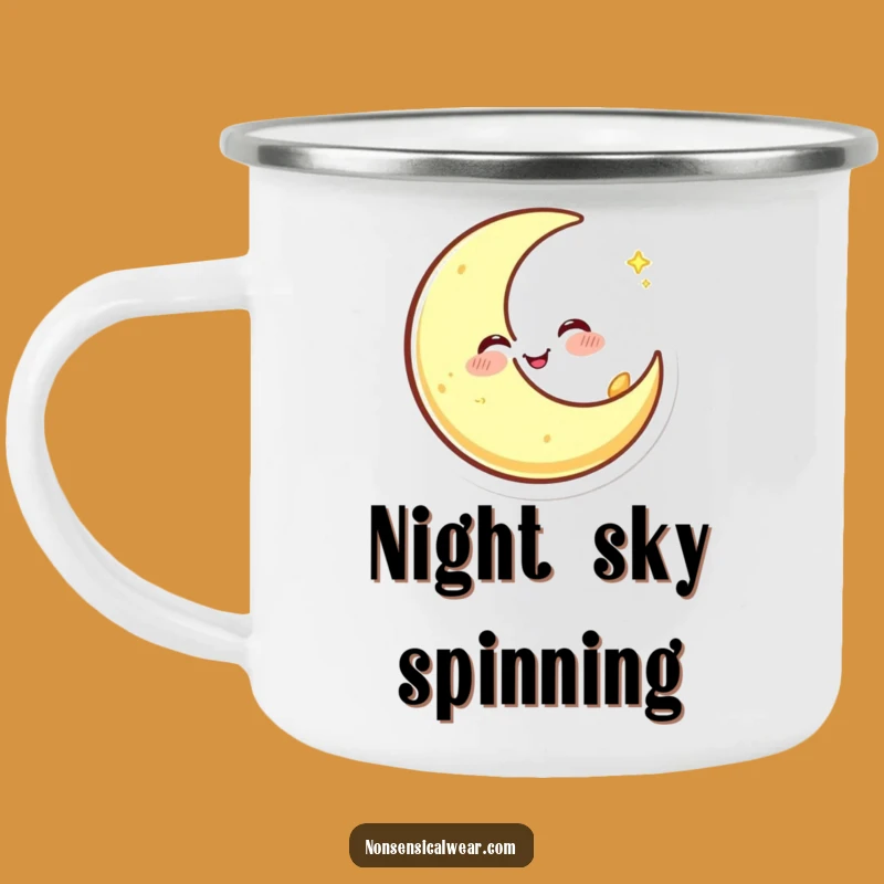 Funny Winking Moon Camping Mug: Sip Your Night Under the Stars with This Hilarious Mug