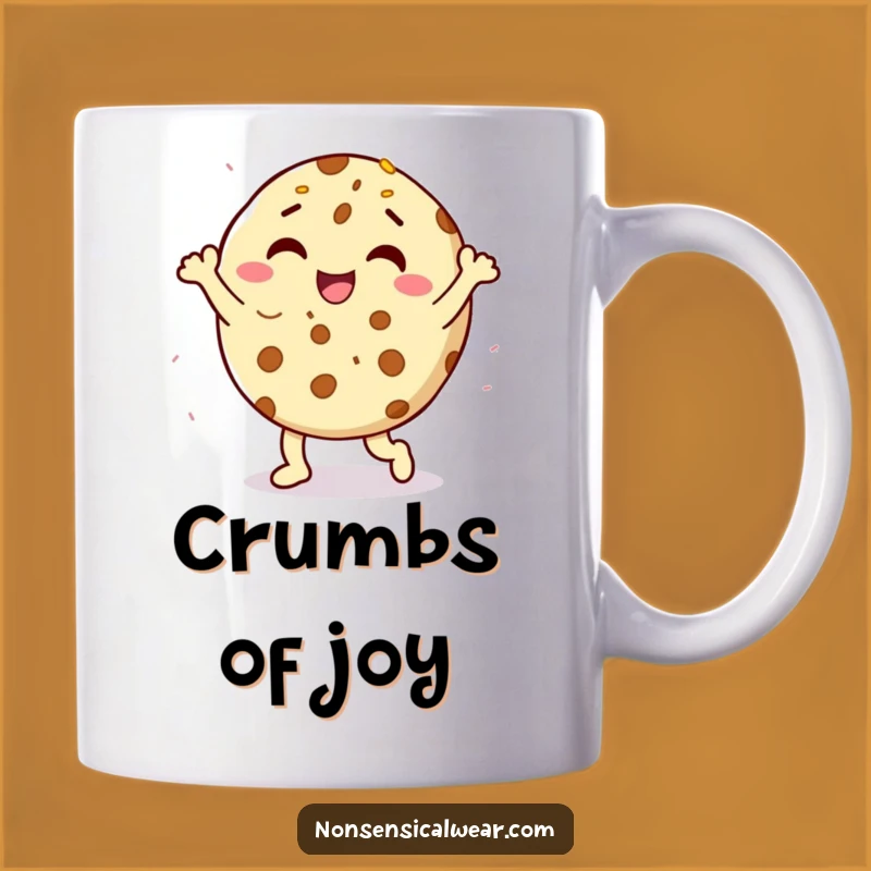 Happy Cookie Dance Funny Mug - Sweet Sprinkle Celebration Gift