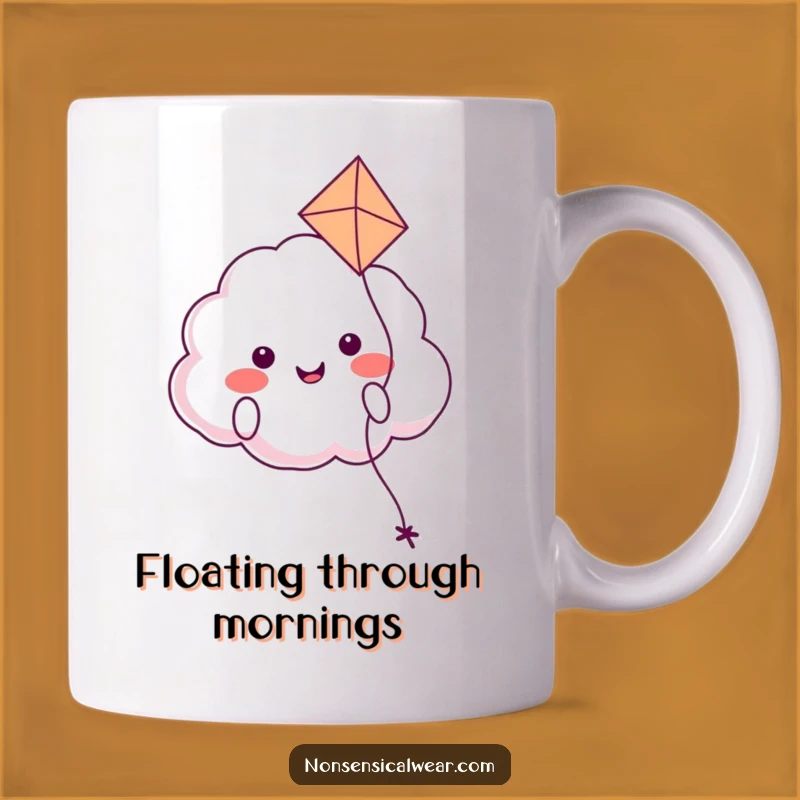 Funny Cloud Kite Mug: A Cheerful and Hilarious Gift for Dreamers and Sky Watchers