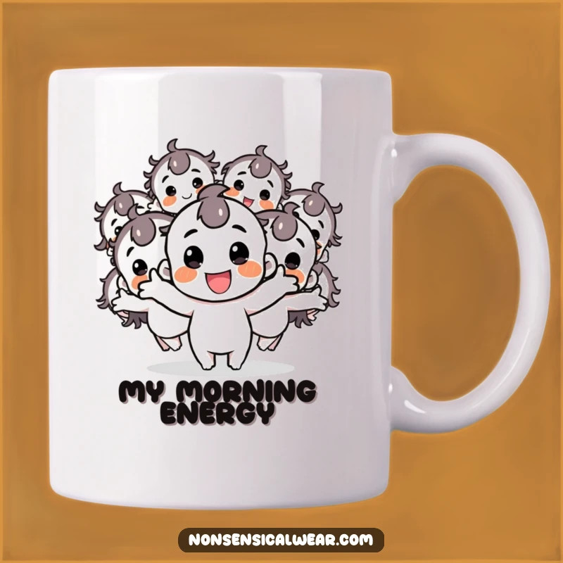 Funny Happy Character Multiplier Mug: The Ultimate Funny Gift for Energetic Souls