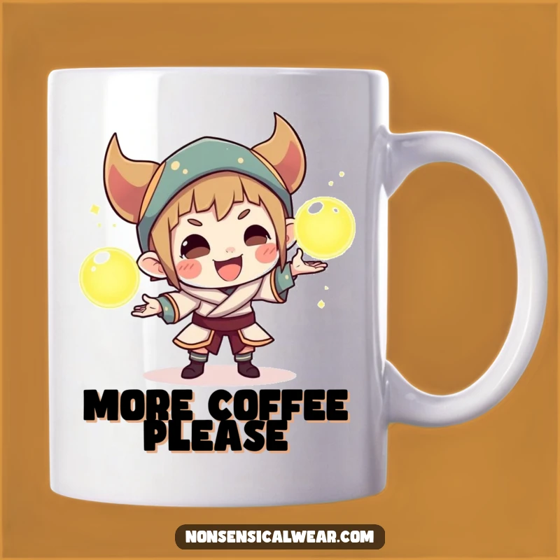 Funny Mischievous Character Orb Juggler Mug: The Perfect Funny Gift for Playful Souls