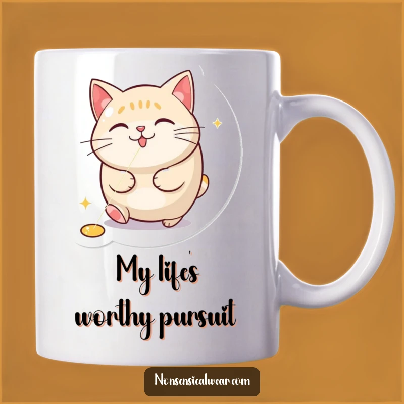 Funny Cat Laser Chase Mug: A Hilarious Gift for Cat Lovers