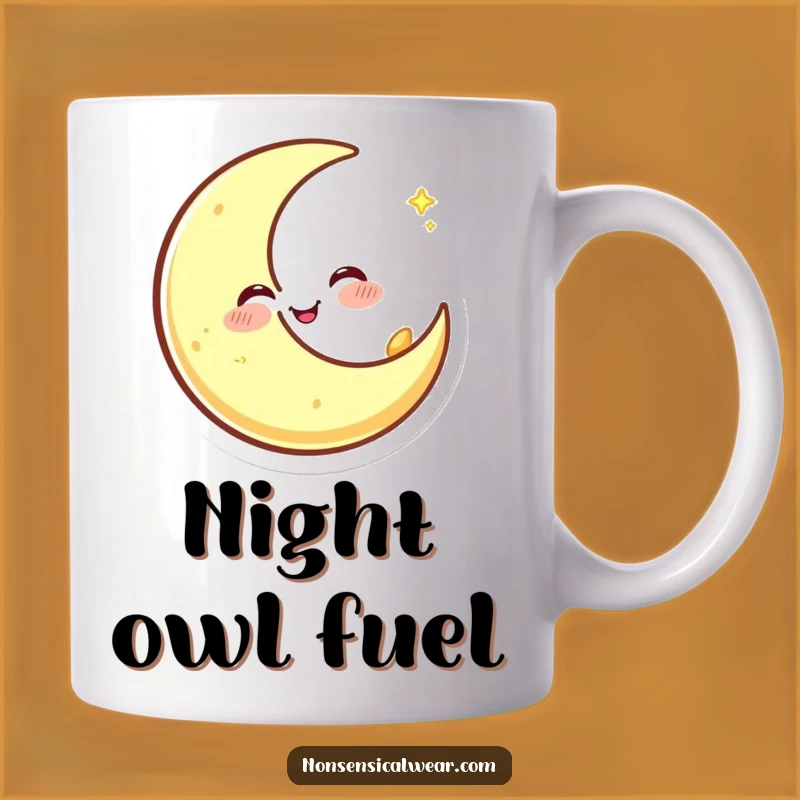Funny Winking Moon Mug: A Twinkling and Hilarious Gift for Night Owls