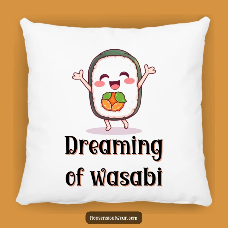 Funny Sushi Dance Pillow: Cozy Delight, Adorable Funny Gift for Food Lovers