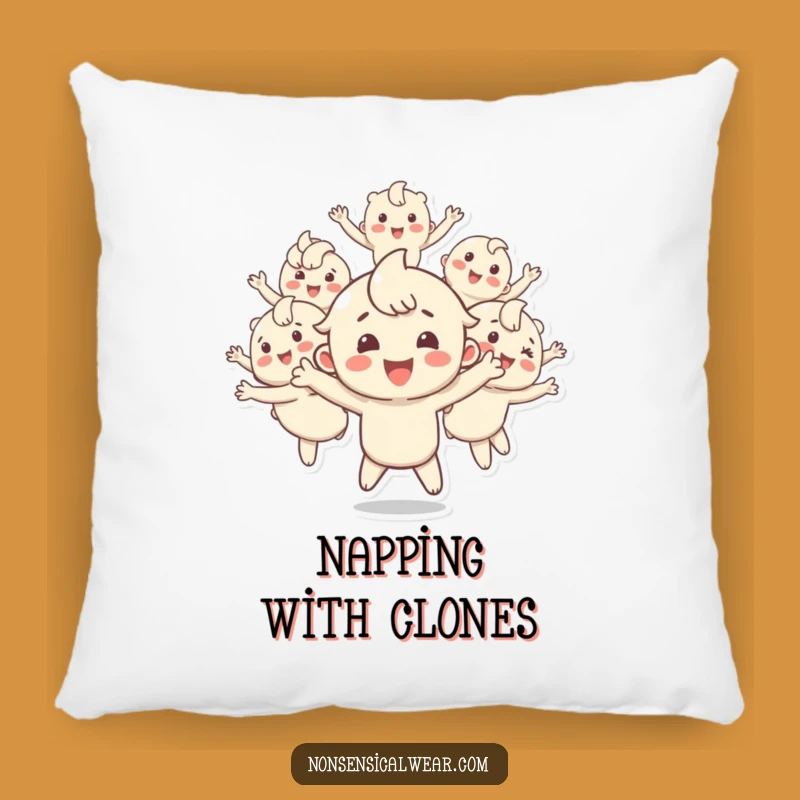 Funny Bouncing Copies Pillow - Cozy Happy Character's Comfort - Cozy Gift