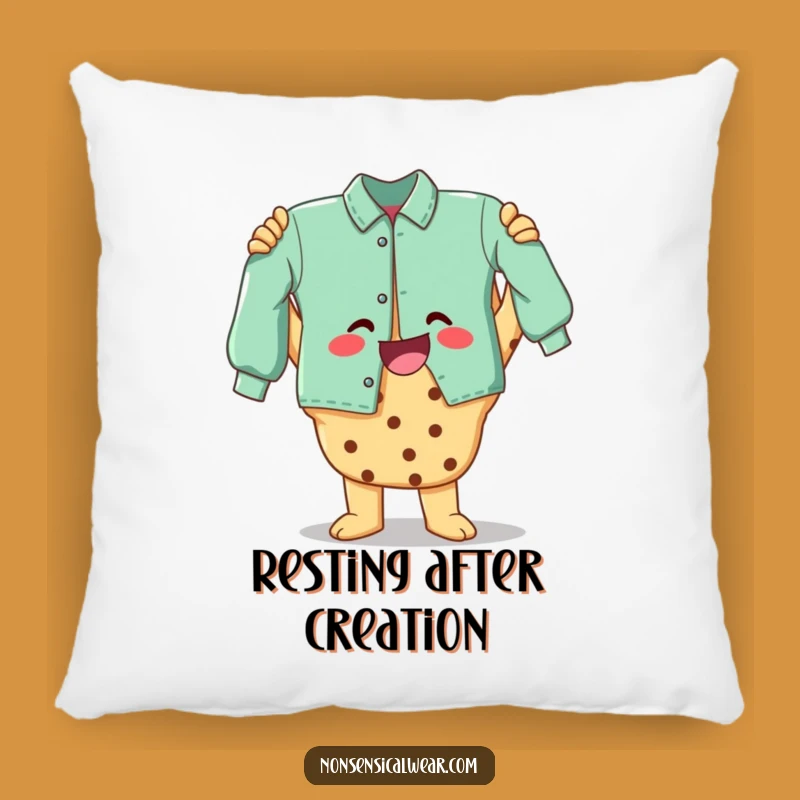 Funny Cookie Crafter Pillow: Snuggle Up with Your Crafting Success!