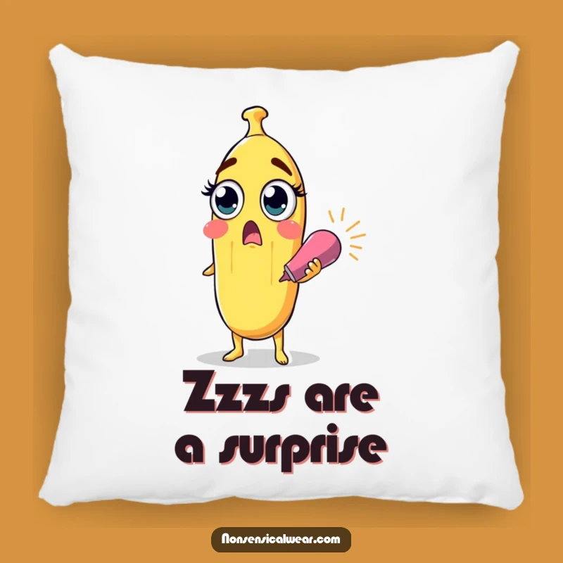 Soft Surprised Banana Funny Pillow - Cozy Surprise Decor Gift