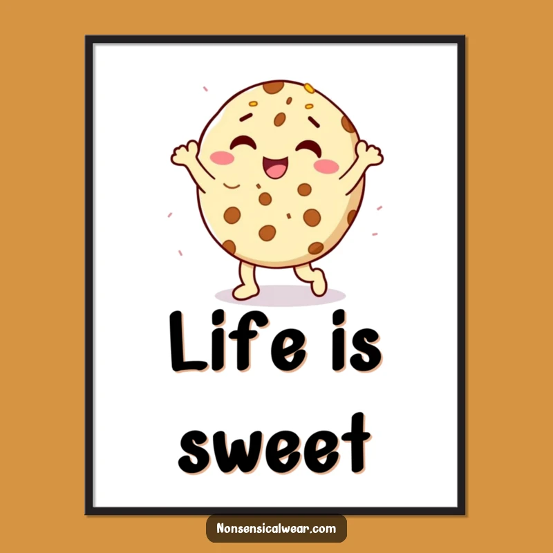 Funny Cookie Dance Digital Art - Instant Sweet Decor Gift