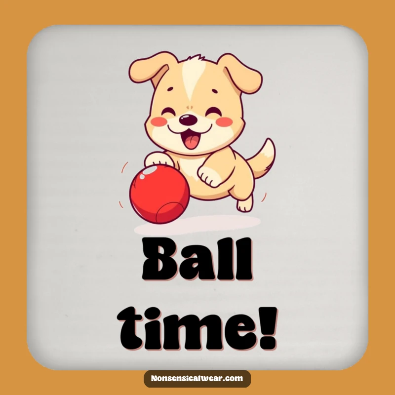 Funny Kawaii Dog Drink Coaster: Protect Surfaces with Playful Paws and Fun