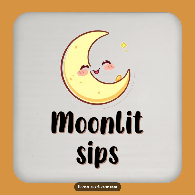 Funny Winking Moon Drink Coaster: Protect Surfaces with This Hilarious Accessory