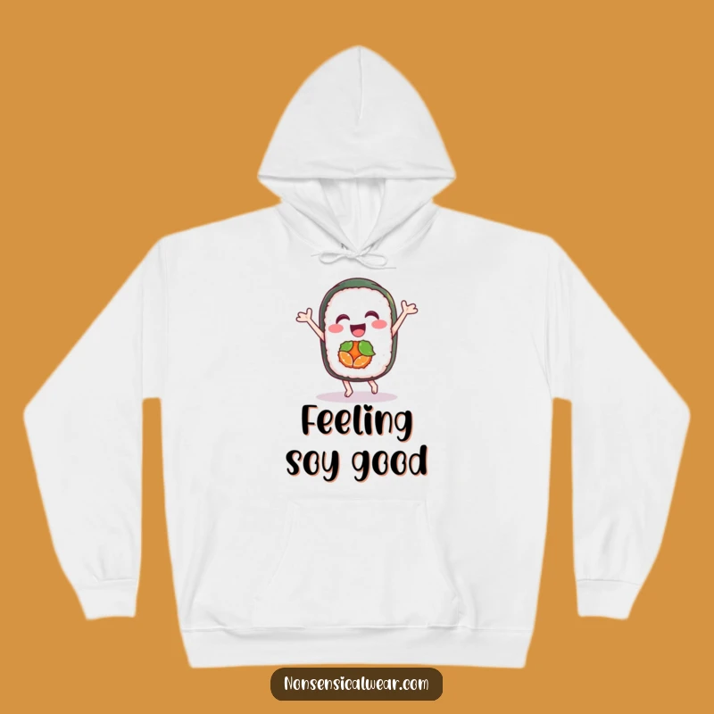 Funny Sushi Dance Hoodie: Cozy Foodie Fun, Awesome Funny Gift for Sushi Lovers