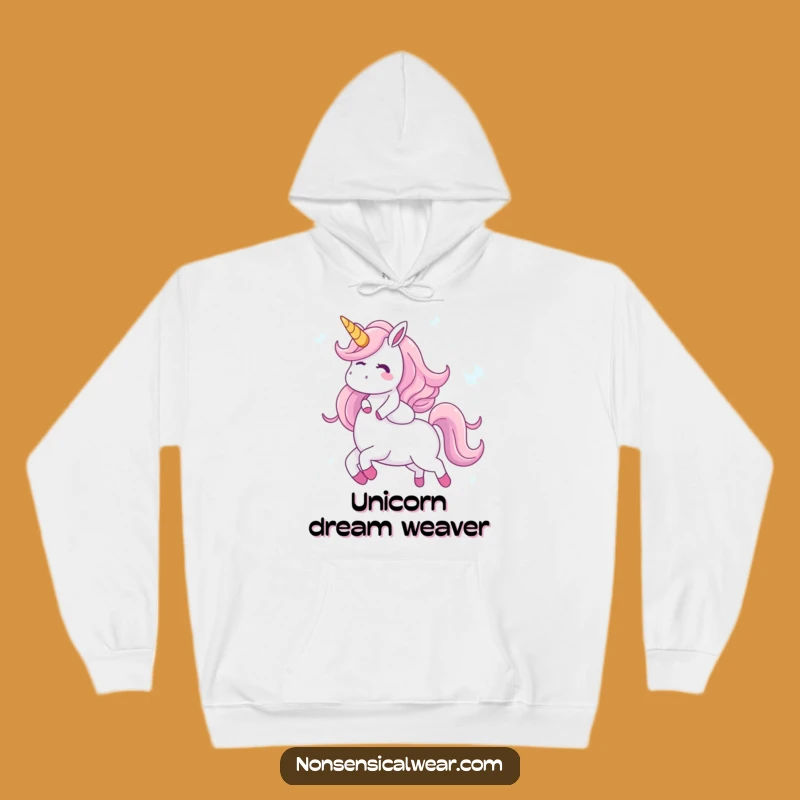 Funny Bubble Unicorn Hoodie - Cozy Giggling Character's Magic - Unique Gift
