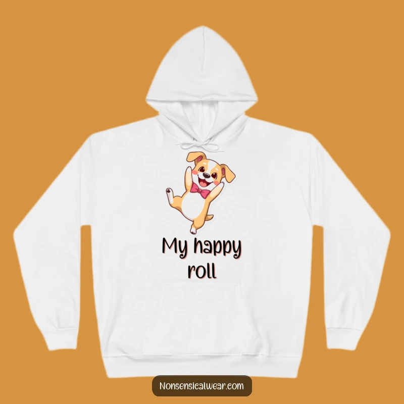 Funny Dog Somersault Hoodie - Cozy Comfort Meets Playful Pup Style