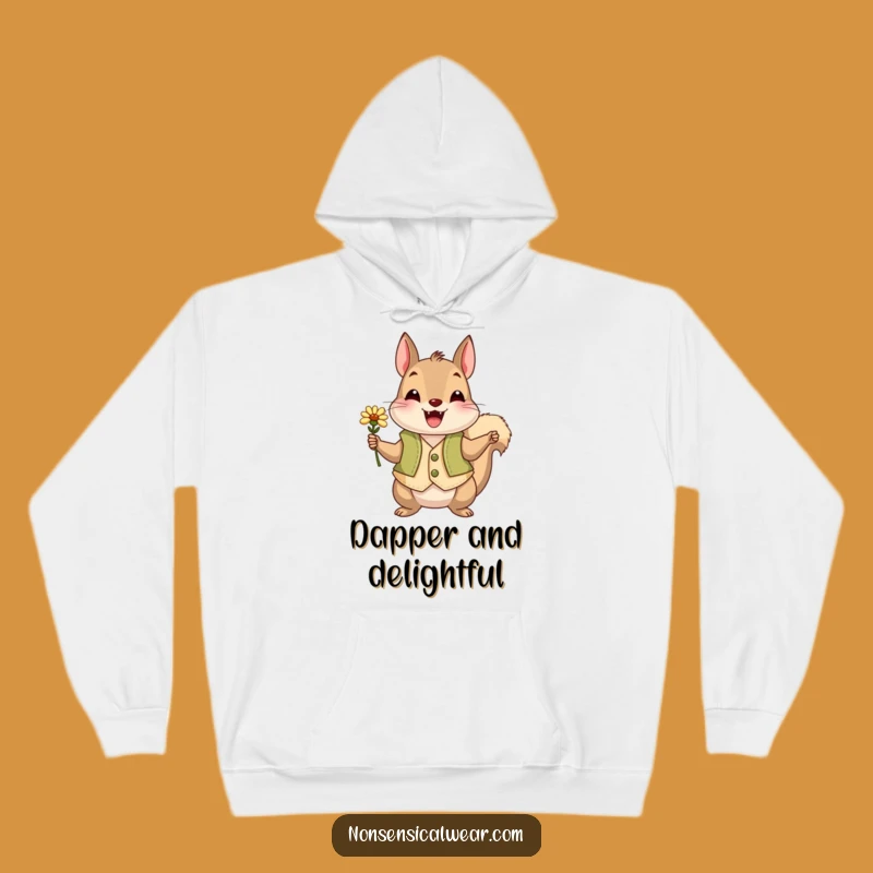 Funny Squirrel Vest Hoodie: Cozy Up with Woodland Whimsy