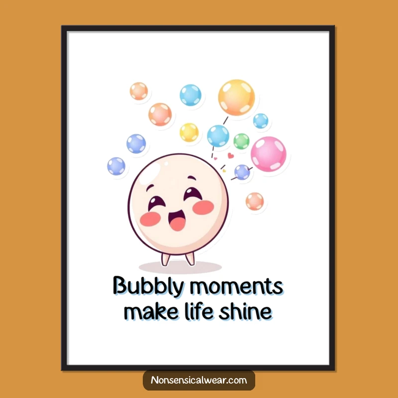 Free Printable Bubble Character Wall Art: Funny Downloadable Decor for Instant Smiles
