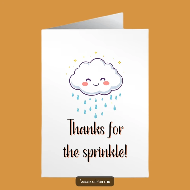 Free Printable Cloud Thank You Card: Sweet Downloadable Gift for Expressing Thanks