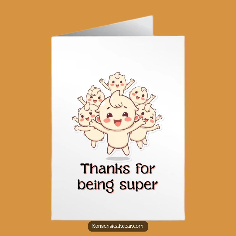 Free Printable Thank You Card: Bouncing Copies Funny Downloadable Gift