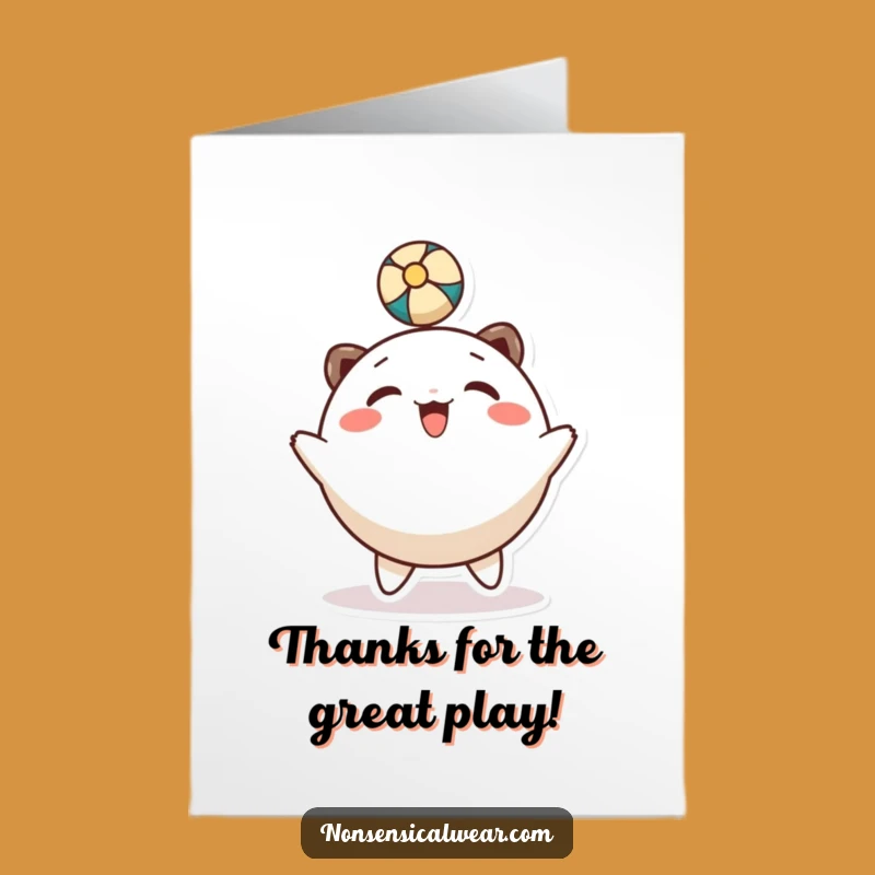 Free Printable Thank You Card: Head-Bouncing Gratitude - Fun Downloadable, Print at Home