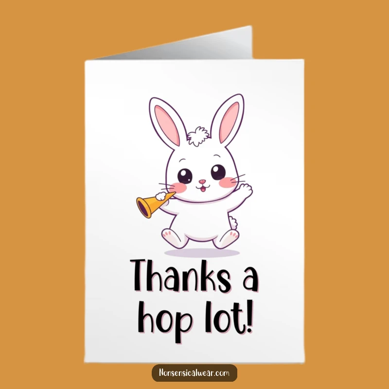 Free Printable Thank You Card: Cute Kawaii Bunny's Thanks