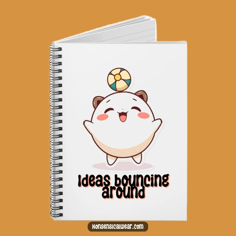 Funny Head Bounce Journal: Capture Ideas with Playful Character!