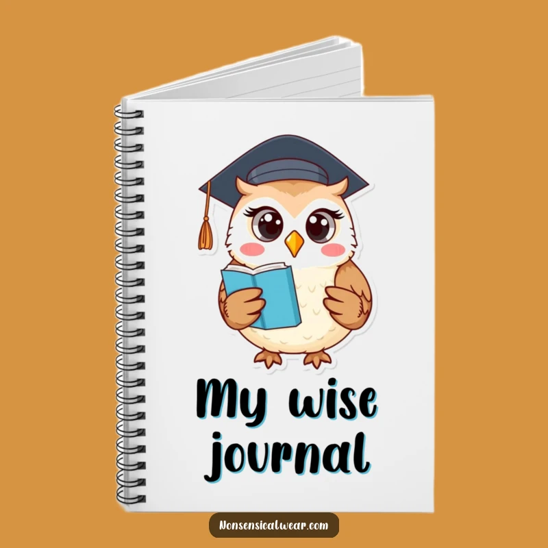 Funny Owl Notebook: Capture Brilliant Ideas with Scholarly Charm