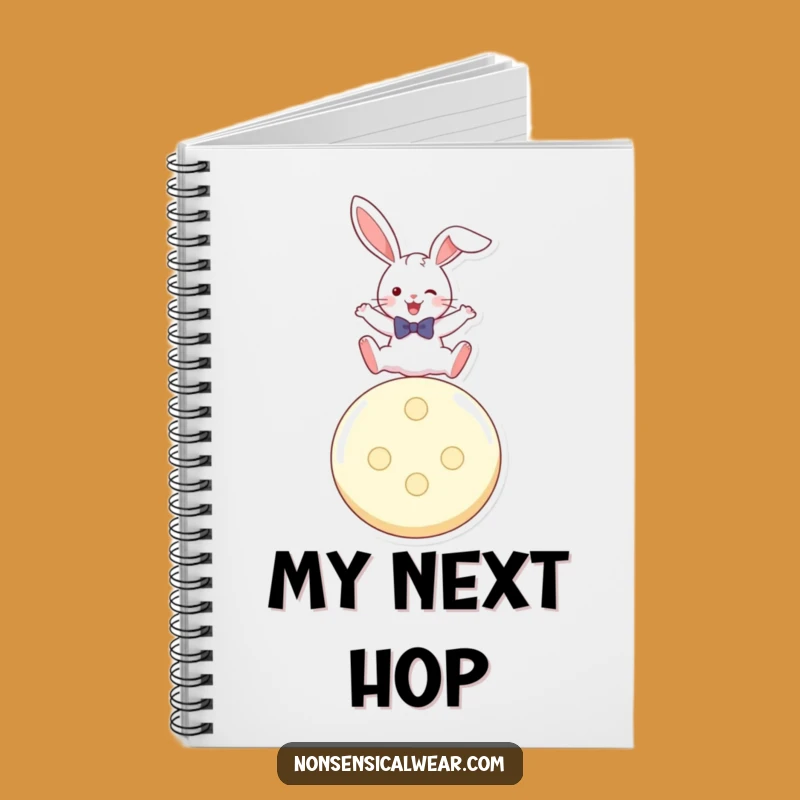 Funny Rabbit Button Leaper Notebook: Jot Down Adventures, Gift