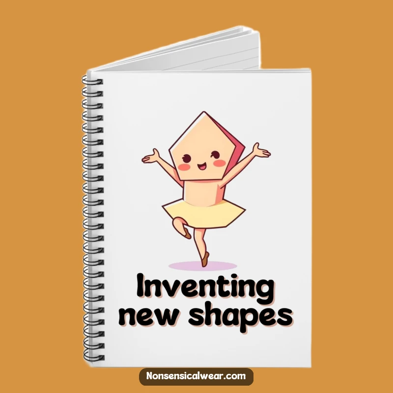 Funny Pentagon Pirouette Notebook: Vibrant Journal, Elegant Ideas, Perfect Gift