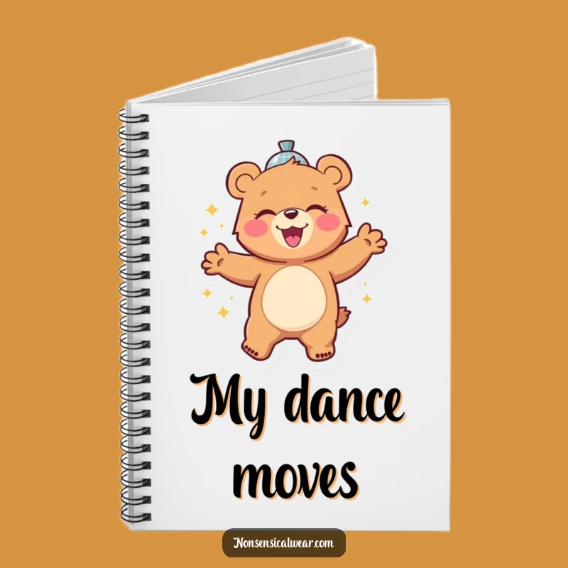 Funny Disco Dancing Bear Notebook: Jot Down Your Best Moves with This Hilarious Journal