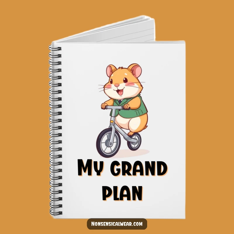 Funny Hamster Unicyclist Notebook: Jot Down Ideas with Joy, Gift