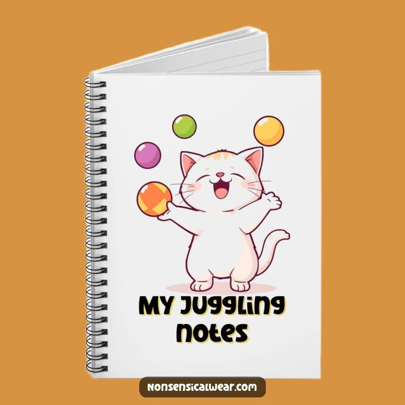 Funny Kawaii Cat Notebook: Jot Down Ideas with Talented Paws and Feline Focus