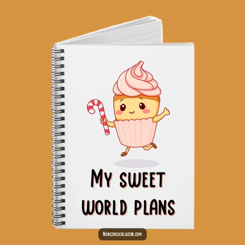 Kawaii Cupcake Funny Jumping Rope Notebook - Journal Sweet Ideas Gift