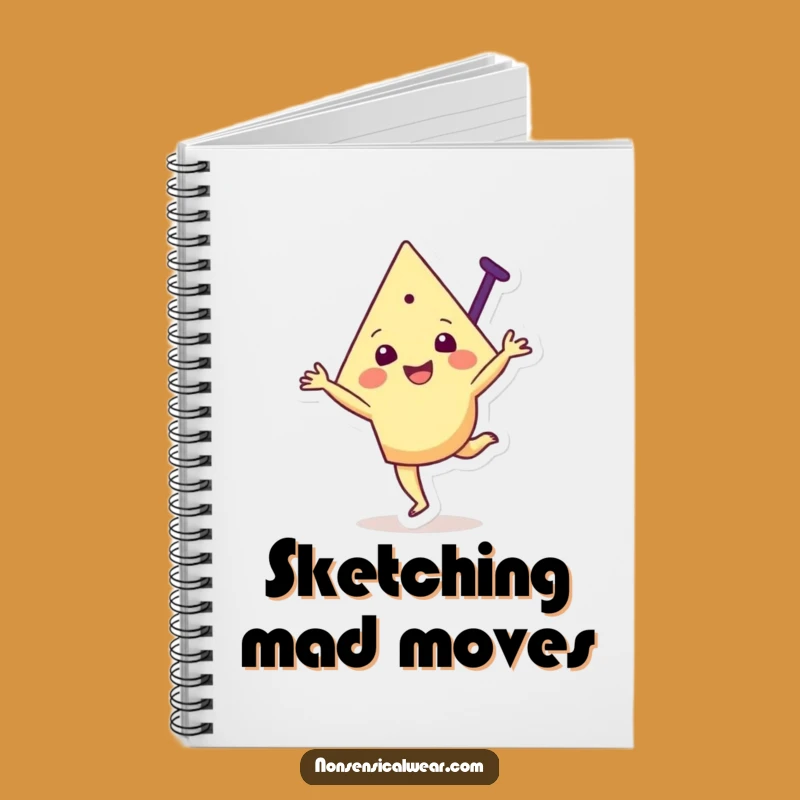 Funny Triangle Cartwheel Notebook: Joyful Journal, Geometric Ideas, Perfect Gift