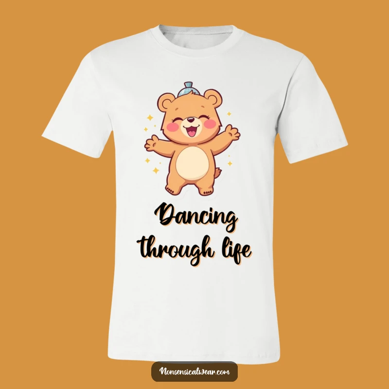 Funny Disco Dancing Bear T-Shirt: Wear Your Funky Style with This Hilarious Tee