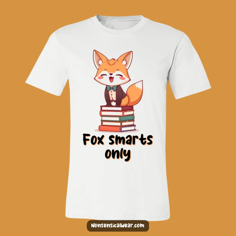 Funny Fox Bookworm T-Shirt: Smart Style, Hilarious Fun, Perfect Gift