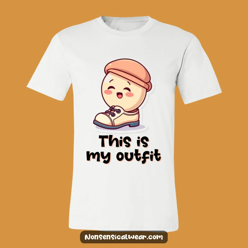 Funny Giggling Button T-Shirt - Hilarious Outfit Choice for Button Fans