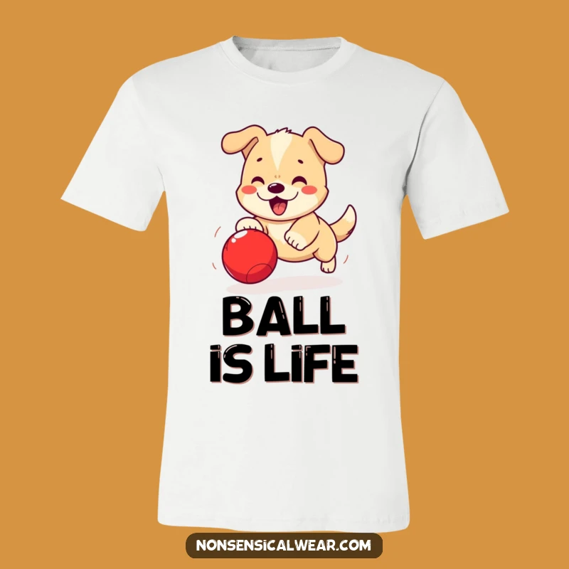 Funny Kawaii Dog T-Shirt: Chase Fun and Style with This Playful Pup Tee