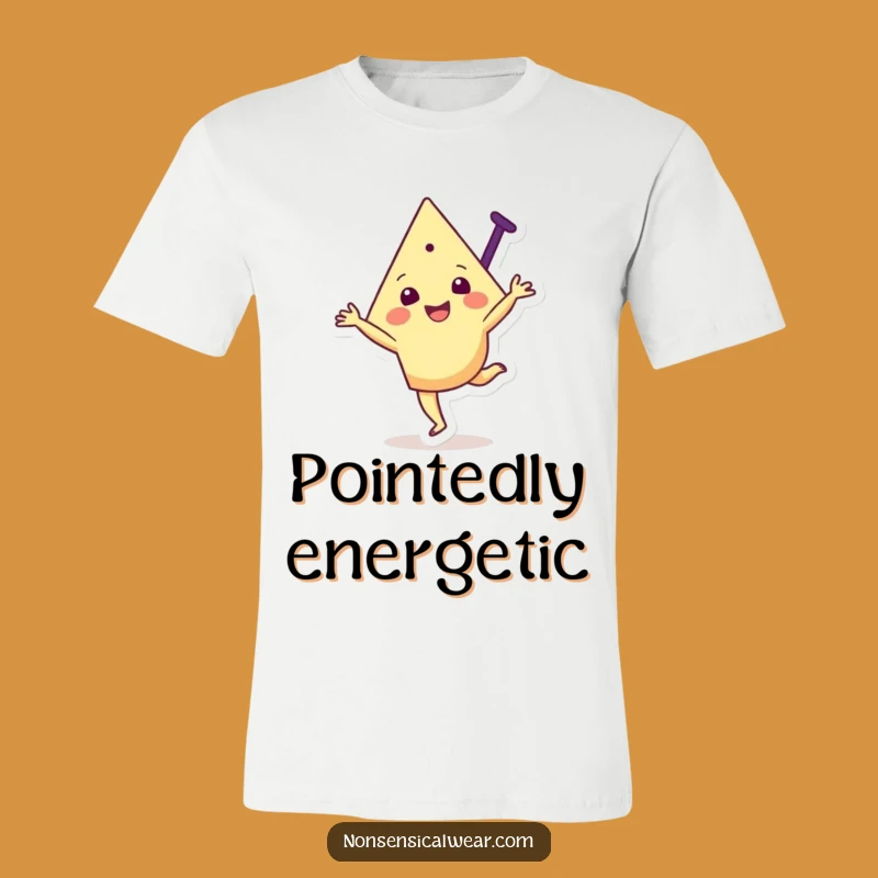 Funny Triangle Cartwheel T-Shirt: Joyful Character Tee, Active Humor, Great Gift