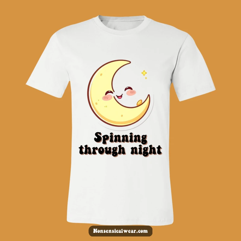 Funny Winking Moon T-Shirt: Wear Your Cosmic Charm with This Hilarious Tee