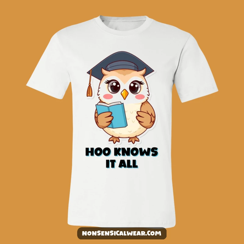 Funny Owl Graduate T-Shirt: Smart Style and a Hilarious Gift for Achievers