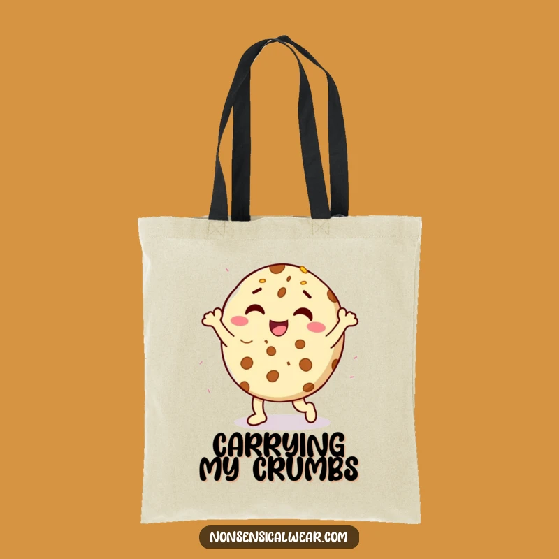 Funny Cookie Dance Tote Bag - Sprinkle Celebration Accessory Gift