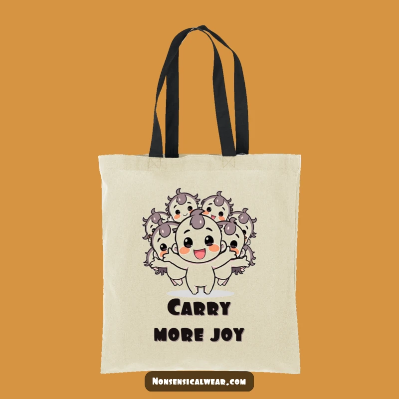 Funny Happy Character Tote Bag: Carry Your Joy with This Hilarious Multiplier Accessory