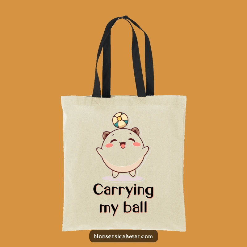 Funny Head Bounce Tote: Carry Your Playful Spirit, Perfect Gift!