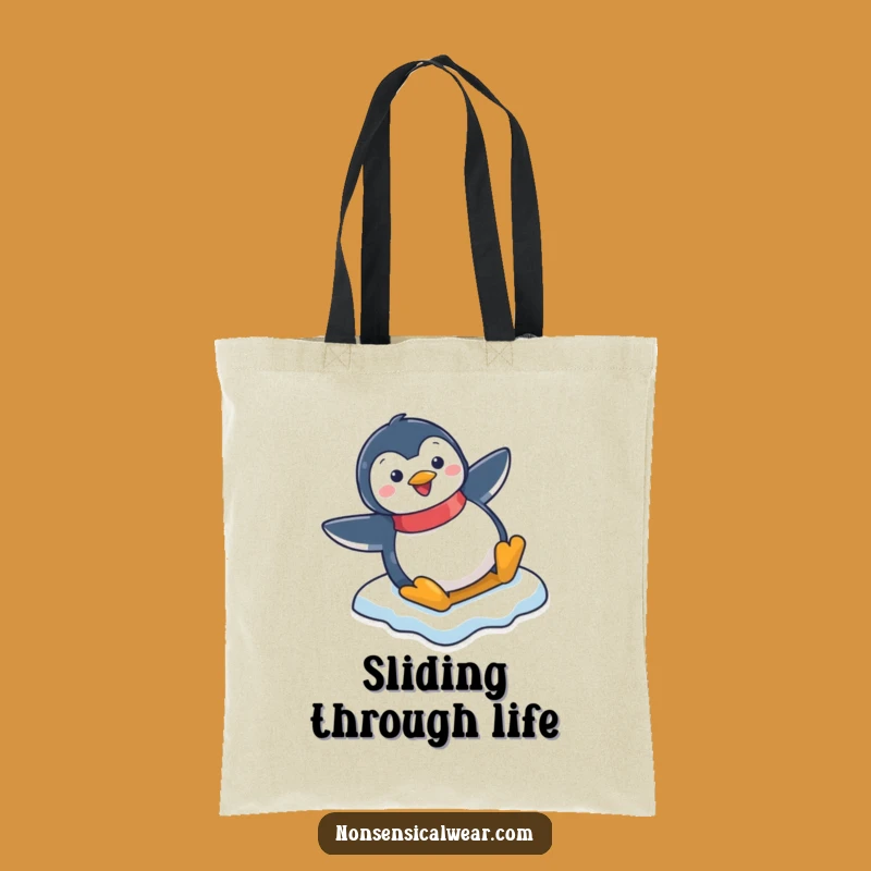 Funny Penguin Tote Bag: Stylish and Hilarious Arctic Shopping Companion